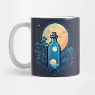 catch the moon in a bottle with trees Mug